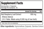 Red Raspberry Leaf Extract
