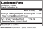Pure Harvest Methyl Folate 5 mg